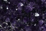 Dark Purple Amethyst Heart - Uruguay #364523-1
